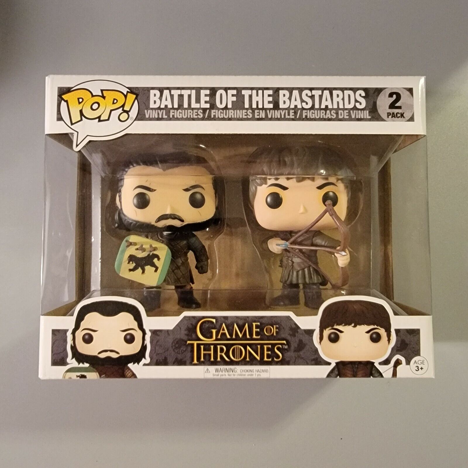 Funko POP Game of Thrones 2-Pack BATTLE OF THE BASTARDS Jon Snow/Ramsay Bolton