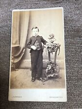 1870s photo of a very smart young boy . bridgewater picture