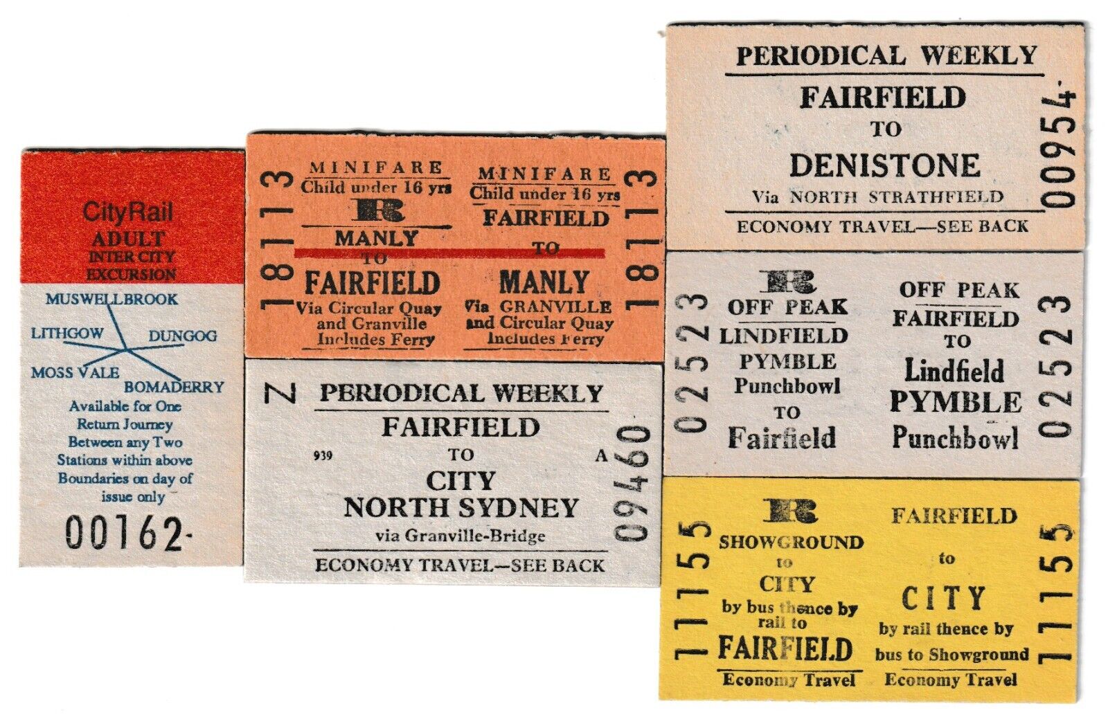 FAIRFIELD: 6 Different Tickets