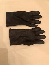 Super neat CARA by Gates Ladies Dark Brown Genuine Leather Gloves Size L picture