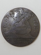 1787 Fugio Old Copper Bent Ben Franklin picture