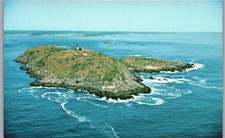 Seguin Island Light Aerial View Kennebec River Maine picture