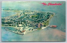 Vintage Postcard VA Old Point Comfort Fort Monroe Chamberlin Hotel c1961 -5762 picture