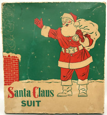 Montgomery Ward Santa Claus Suit Large (42-44) No. 193 Original Box Holiday Xmas picture