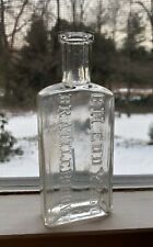 Embossed C. H. Eddy Brattleboro Vt Bottle. Clear Color. picture