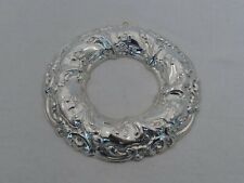 1989 Gorham Sterling Silver Large Christmas Wreath Ornament MM-13 picture