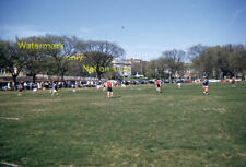 1956 Groton School Vs St Marks Rugby or Soccer Red Border 35mm Slide picture