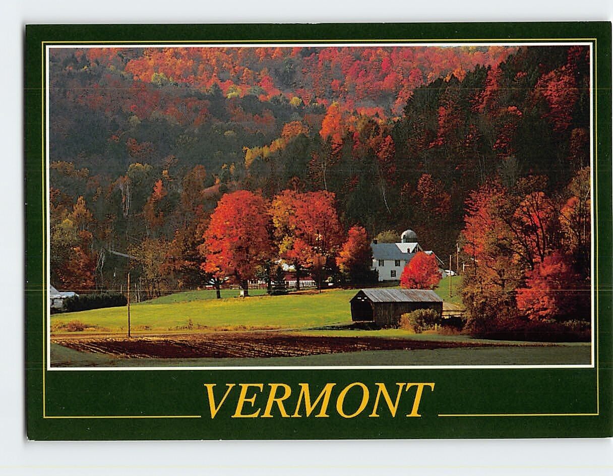 Postcard Cilley Bridge Tunbridge Vermont USA