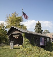 Ferrisburgh Vermont 2017 Vermont Flannel Co Covered Bridge Store Complex picture