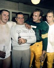 VINCE LOMBARDI, PAUL HORNUNG & BART STARR GREEN BAY PACKERS  8X10 PHOTO (DD-072) picture