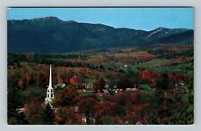 Stowe VT-Vermont, Mt Mansfield, Chrome Postcard picture