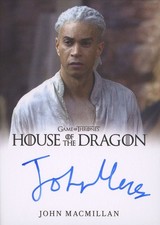 RITTENHOUSE HOUSE OF THE DRAGON SERIES 2 JOHN MACMILLAN FULL BLEED AUTO CARD picture