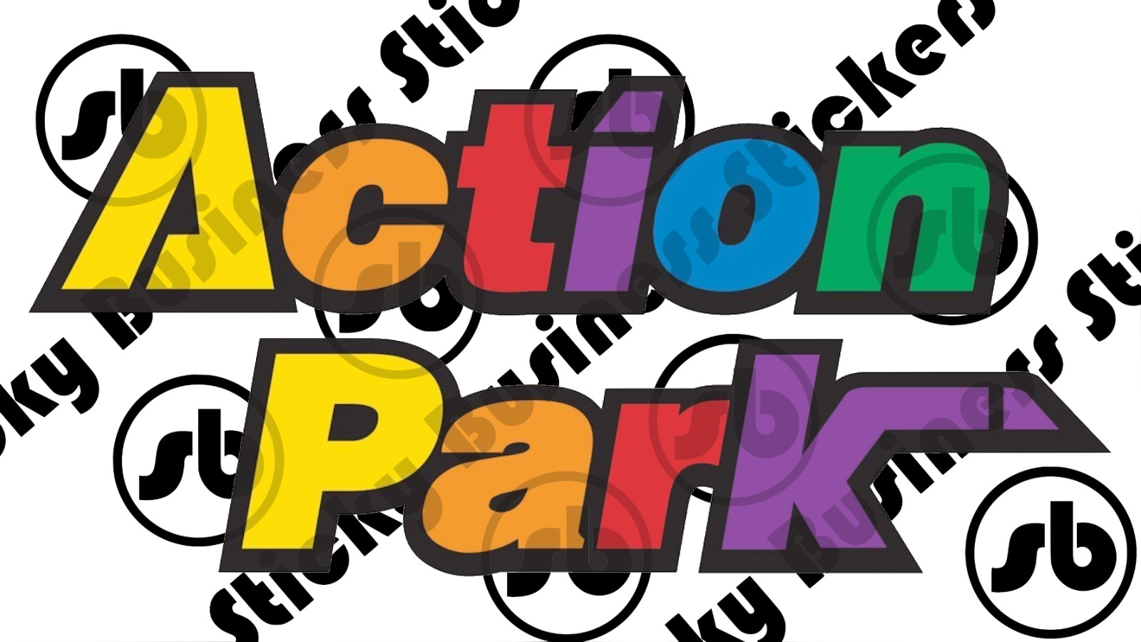 Action Park Sticker Vernon New Jersey Amusement Park 5 inch Vinyl Sticker