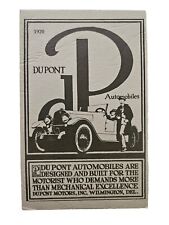 DuPont Automobiles Motors Postcard Wilmington DE picture