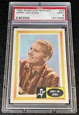 PSA 9 Jerry Lee Lewis 1960 Fleer Spins And Needles Trading Card #36 Rock N Roll picture