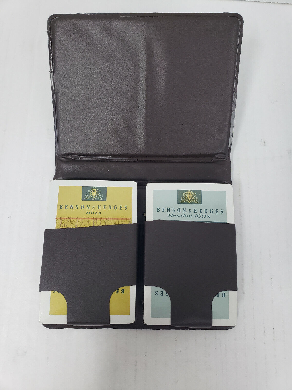 VINTAGE BENSON & HEDGES playing cards-2 sealed decks-with carrying case