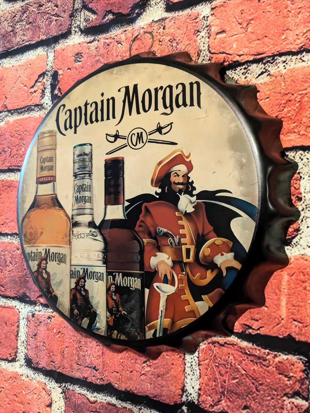 Captain Morgan Spiced Rum Metal Sign | 14