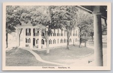 Newfane Vermont Court House Historic Building Divided Back Postcard picture