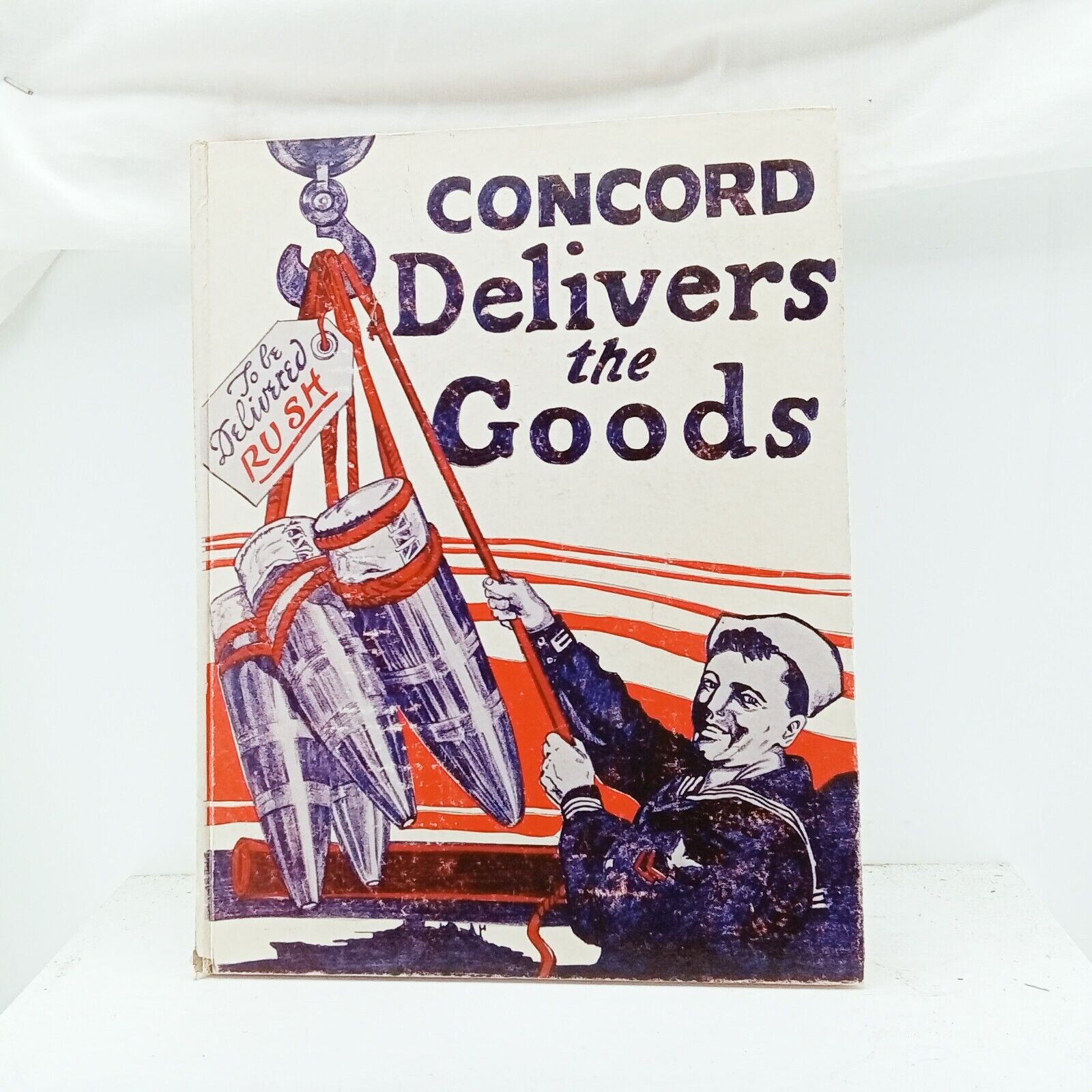 USS Concord AFS-5 Navy Military Yearbook 1978 Crew History Travels Activities