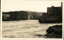 RPPC Richford,VT Flooded Street Nov. 4th,1927 Franklin County Vermont Defender picture