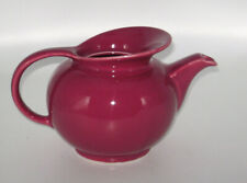 Vintage Hall Windshield Maroon Teapot - No lid picture