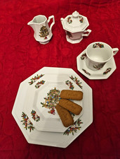 China Dish Set-Christmas Tree Design. Fairfield China,
