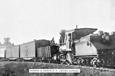 Newark & Marion Railroad Train Limited Express New York NY Reprint Postcard picture