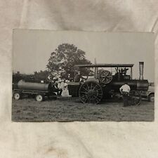Vintage Postcard Real Photo Tractor Swanton Ohio A D Baker Co. Not Used picture