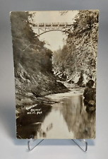 Quechee Bridge, Vermont 1930s Real Photo Unposted Postcard RPPC picture