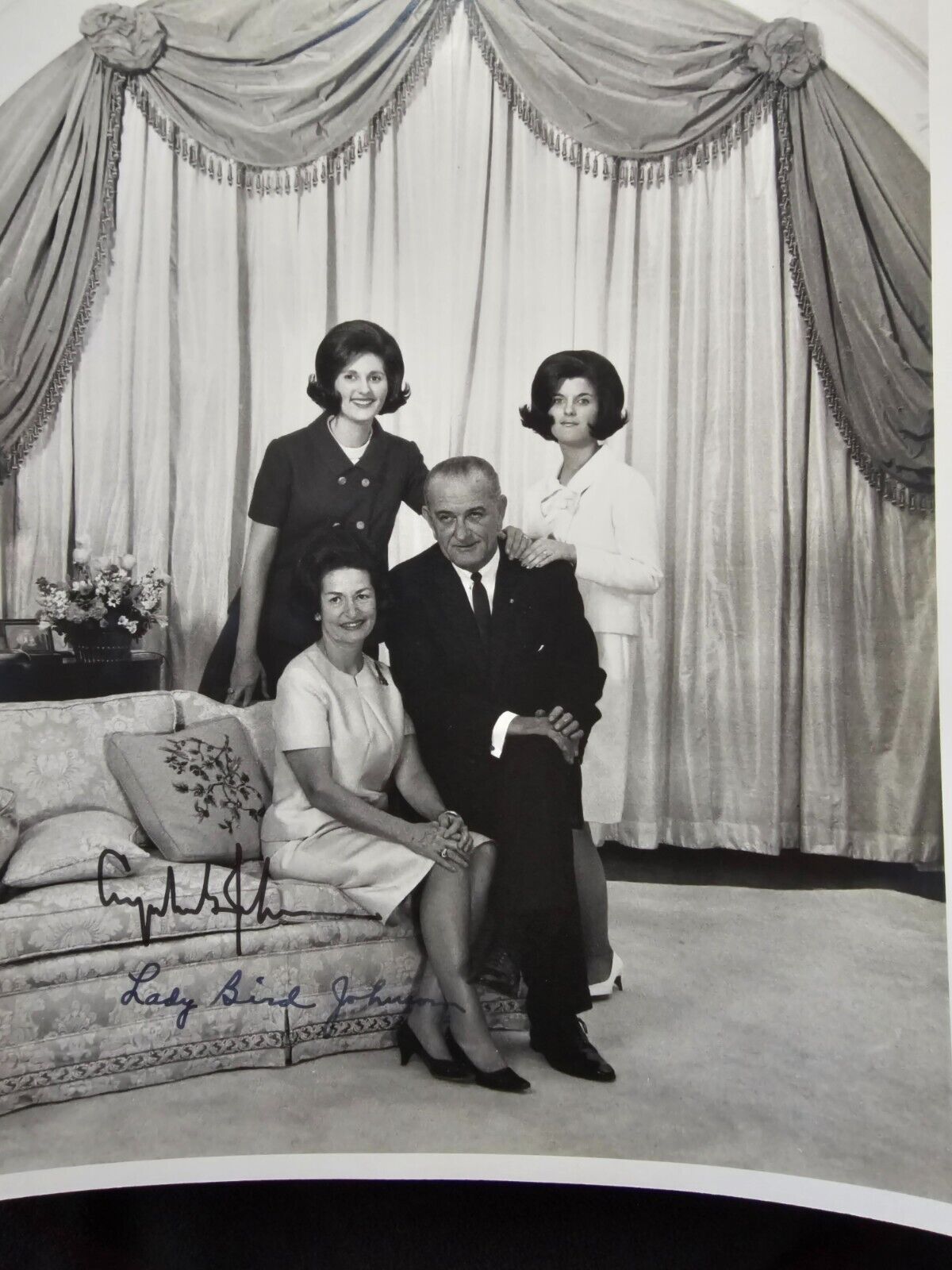 Lyndon Johnson Signed Photo