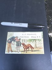 B. F. Moseley Trade Card-Mats & Rugs-Albany, NY.    X152 picture