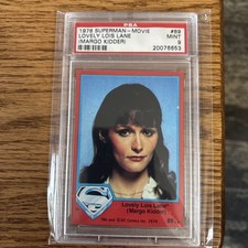 1978 TOPPS SUPERMAN THE MOVIE PSA MINT 9 LOVELY LOIS LANE MARGO KIDDER #89  picture