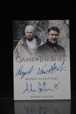 2020 Game of Thrones Complete Aidan Gillen Rupert Vansittart Dual Autograph 100 picture