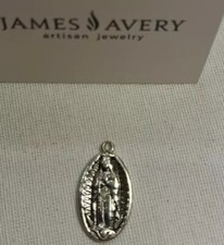 A1. VTG Virgin Of Guadalupe James Avery Charm 925 Sterling Silver Beautiful picture