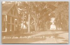 Saxtons River VT Vermont RPPC South Side Main Street c1930s Postcard AA3 picture