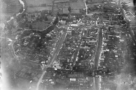 The town centre Ludlow 1926 England OLD PHOTO The town centre Ludlow 1926 England OLD PHOTO
