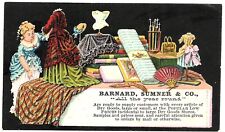 Trade card: Barnard, Sumner & co., famous Worcester, Mass. Dry Good Store., 1880 picture