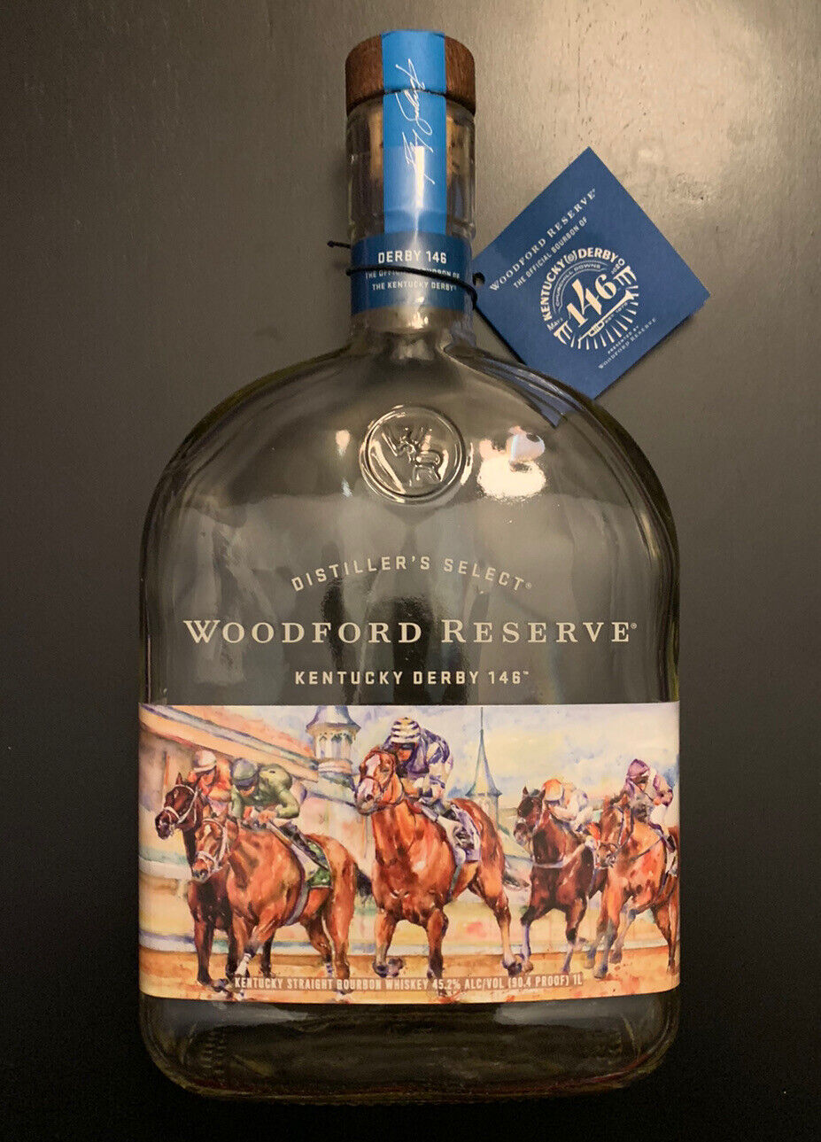 Woodford Reserve Kentucky Derby 146 2020 Limited Edition Bottle ERROR Empty 🔥🔥