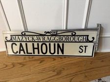 MAZYCK-WRAGGBOROUGH CALHOUN ST SIGN Charleston, South Carolina RARE WONT LAST picture