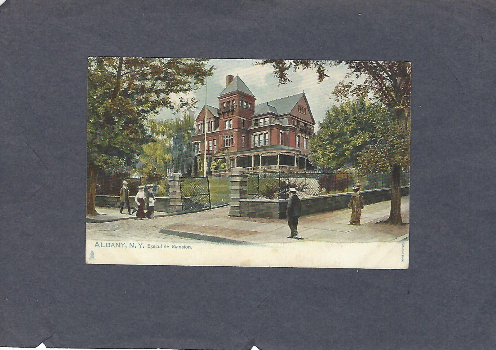 VINTAGE EXECUTIVE MANSION,ALBANY,NY PICTURE POSTCARD