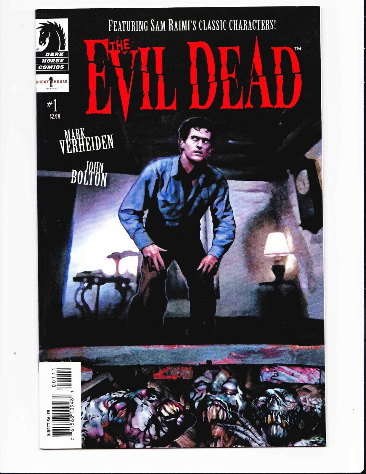 Evil Dead 1 Dark Horse Comics 2008 Comic Book John Bolton 