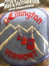 VTG Killington Vermont Ski Lift Embroidered  Badge Patch New in Packet picture