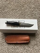 Bark River Knives Quartermaster EDC CPM 154 Black Stackeed Leather picture