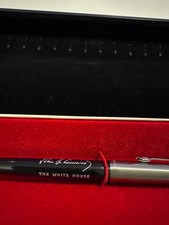 JFK John F Kennedy The White House Parker Ballpoint Pen Facsimile Signature Box picture