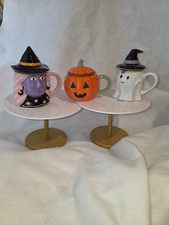 NWT Target Hyde & EEK Boutique Halloween Lidded Mini Mug Set of 3 Trio picture