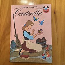 Disney's Wonderful World Of Reading CINDERELLA Hardcover Book. 1974. picture