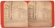 RARE Stereoview Photo - Willard Insane Asylum - Wardner - Hector NY 1870s Valois picture