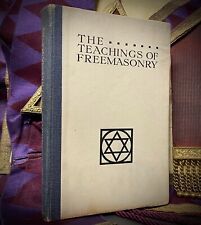 ESSEX MASTER: THE TEACHINGS OF FREEMASONRY * ULTRA RARE 1928 1ST EDITION MASONIC picture