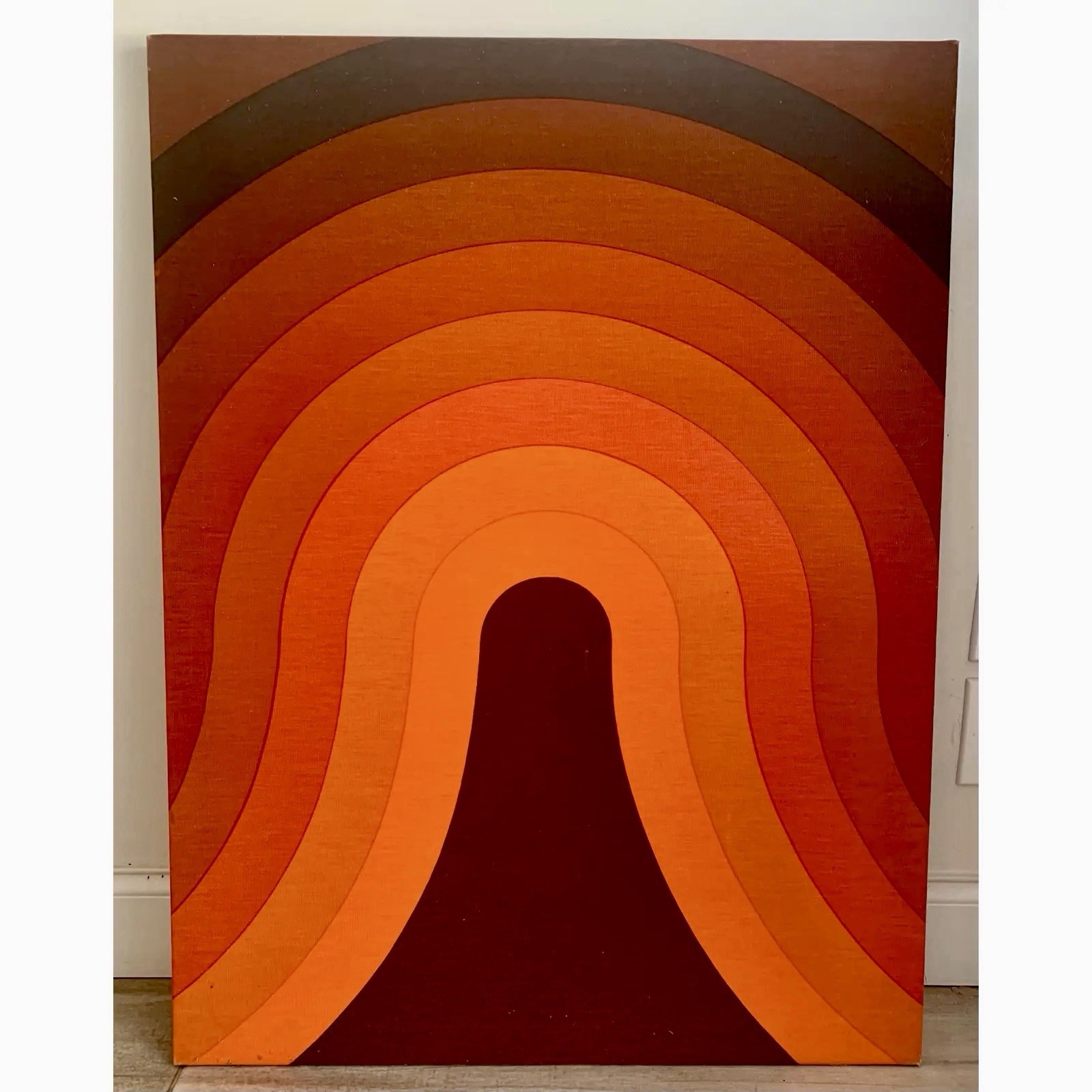 Beautiful Original Verner Panton Wave Fabric Art Wall Hanging Produced By MIRA Beautiful Original Verner Panton Wave Fabric Art Wall Hanging Produced By MIRA