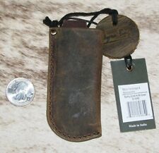 Distressed Leather #4842 Small Knife Sheath 1.75